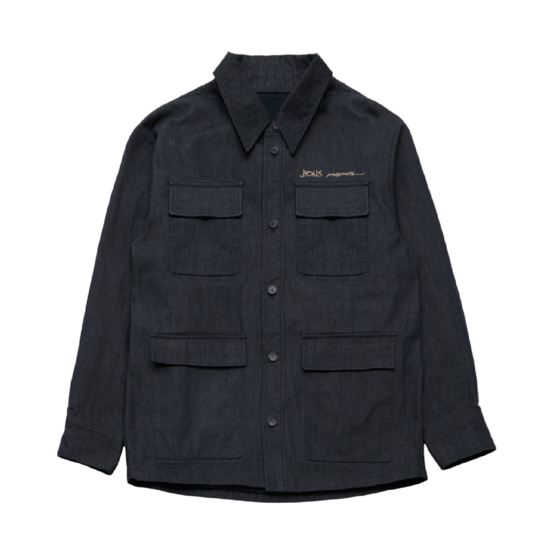 BDNS25FW06 BDNS Denim Shirts Jacket Navy