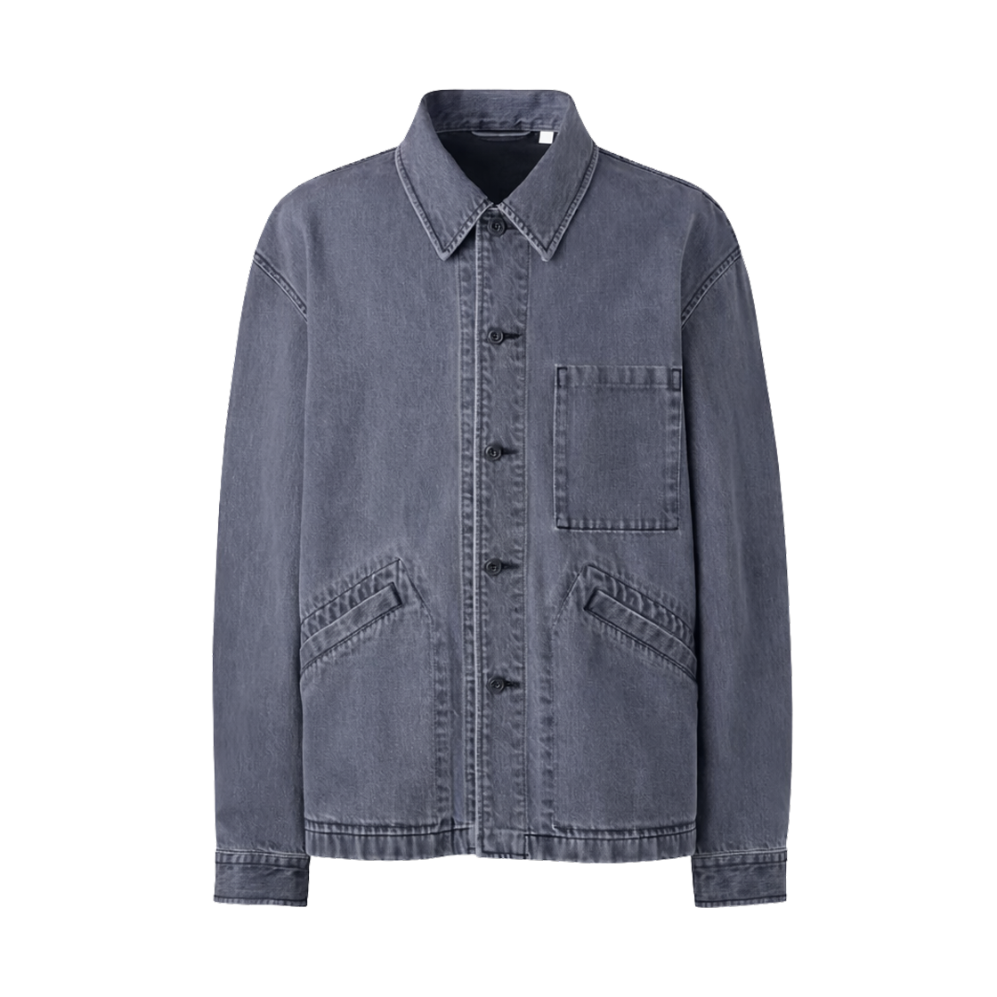 유니클로 오버사이즈 데님 자켓 그레이 - JP(Uniqlo Oversized Denim Jacket Gray - JP) - 1