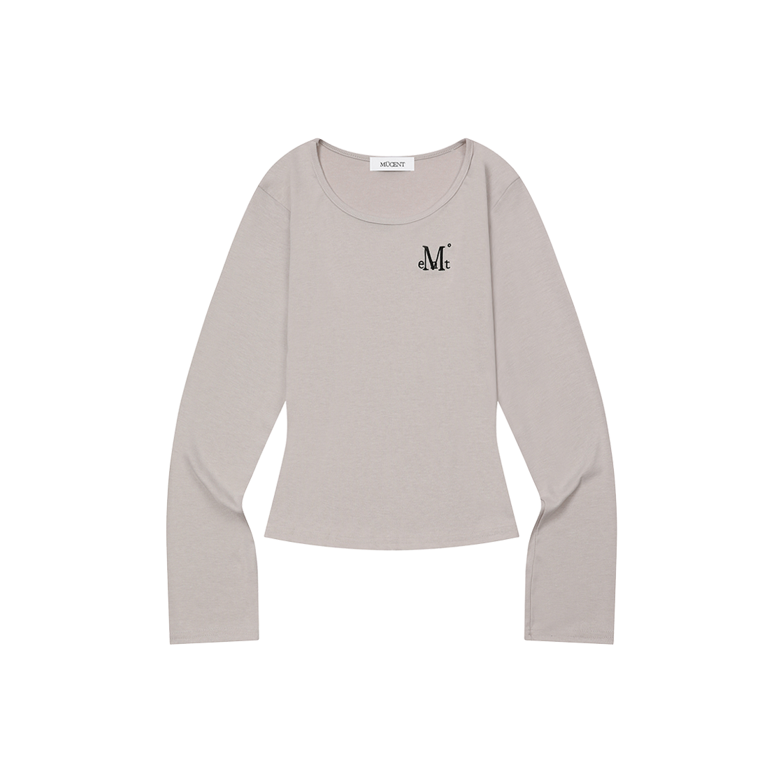 P0000BGL MUCENT Chaety Slim Fit R-Neck T (6Color) Beige