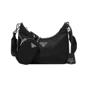 Prada Re-Edition 2005 Re-Nylon Shoulder Bag Black