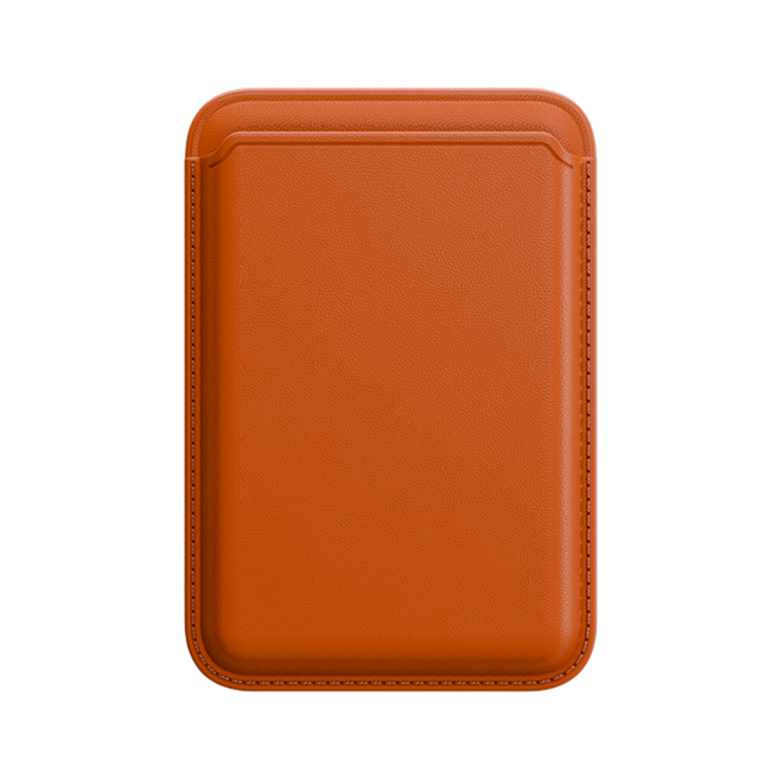 신지모루 맥세이프 비카 카드 홀더 아이폰 비건 가죽 카드지갑 케이스 오렌지(SINJIMORU MagSafe Vica Card Holder iPhone Vegan Leather Wallet Case Orange)
