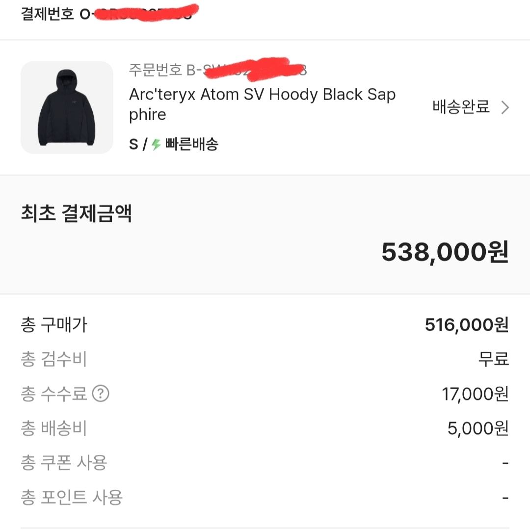 Arc'teryx Atom SV Hoody Black Sapphire 착용 스타일 - 1