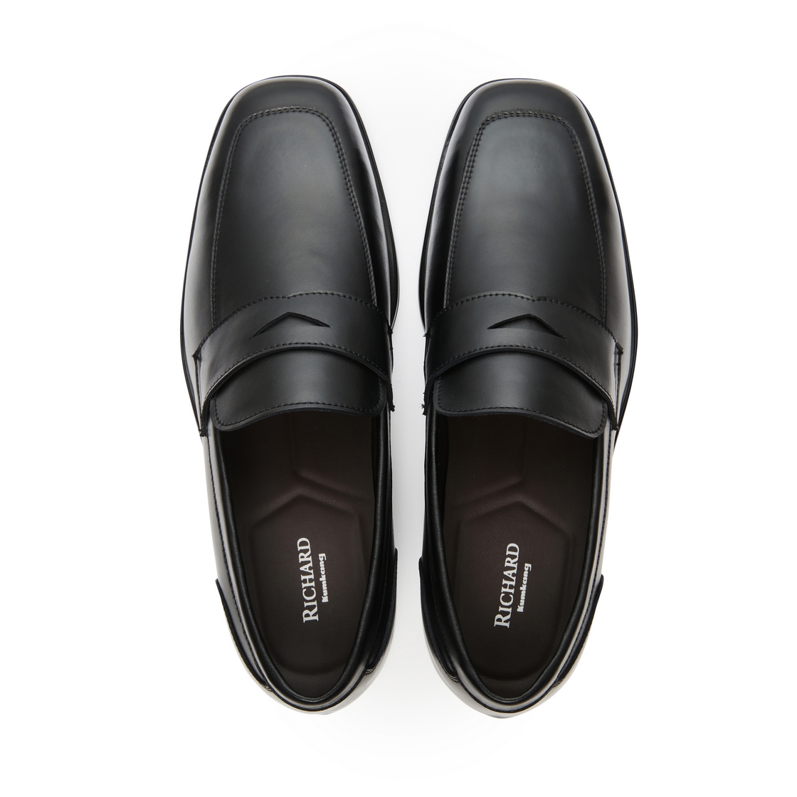 리차드 남성 소가죽 로퍼 블랙(Richard Men’s Cowhide Loafers Black) - 4
