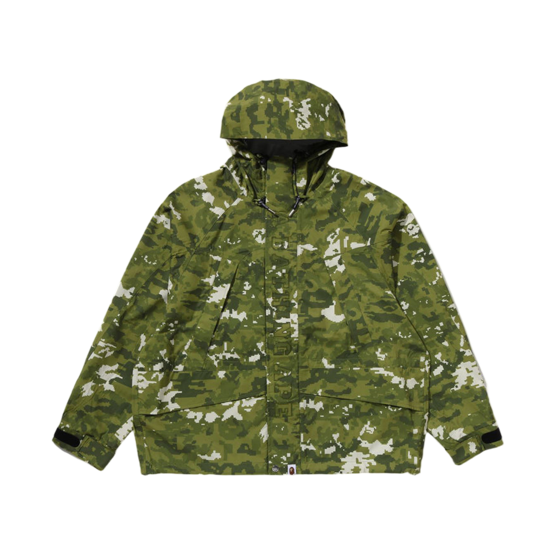 베이프 멀티 픽셀 카모 스노우보드 2 레이어 자켓 그린(BAPE Multi Pixel Camo Snowboard 2 Layer Jacket Green)