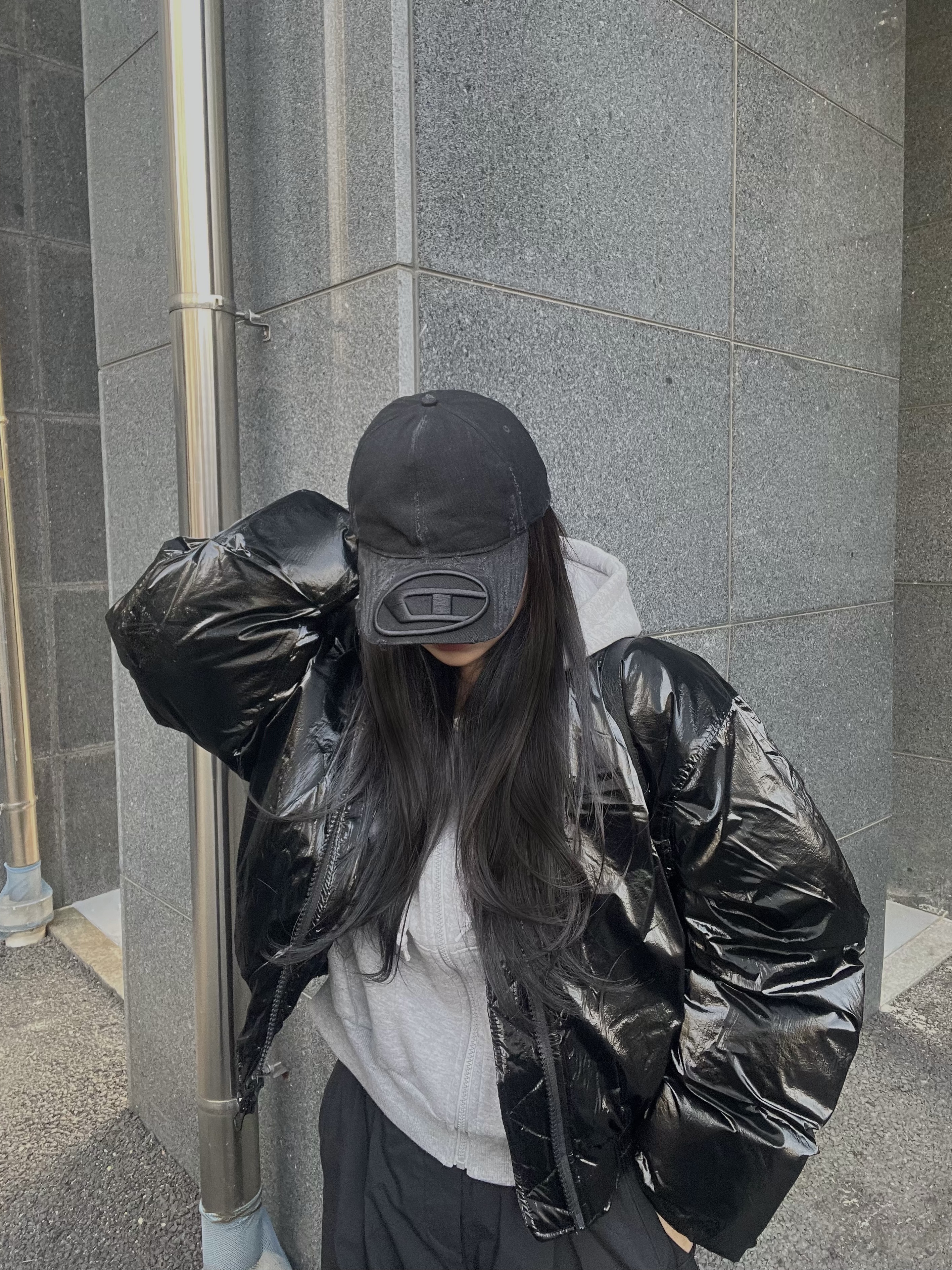 Diesel C-Ody Cap Black 착용 스타일 - 5