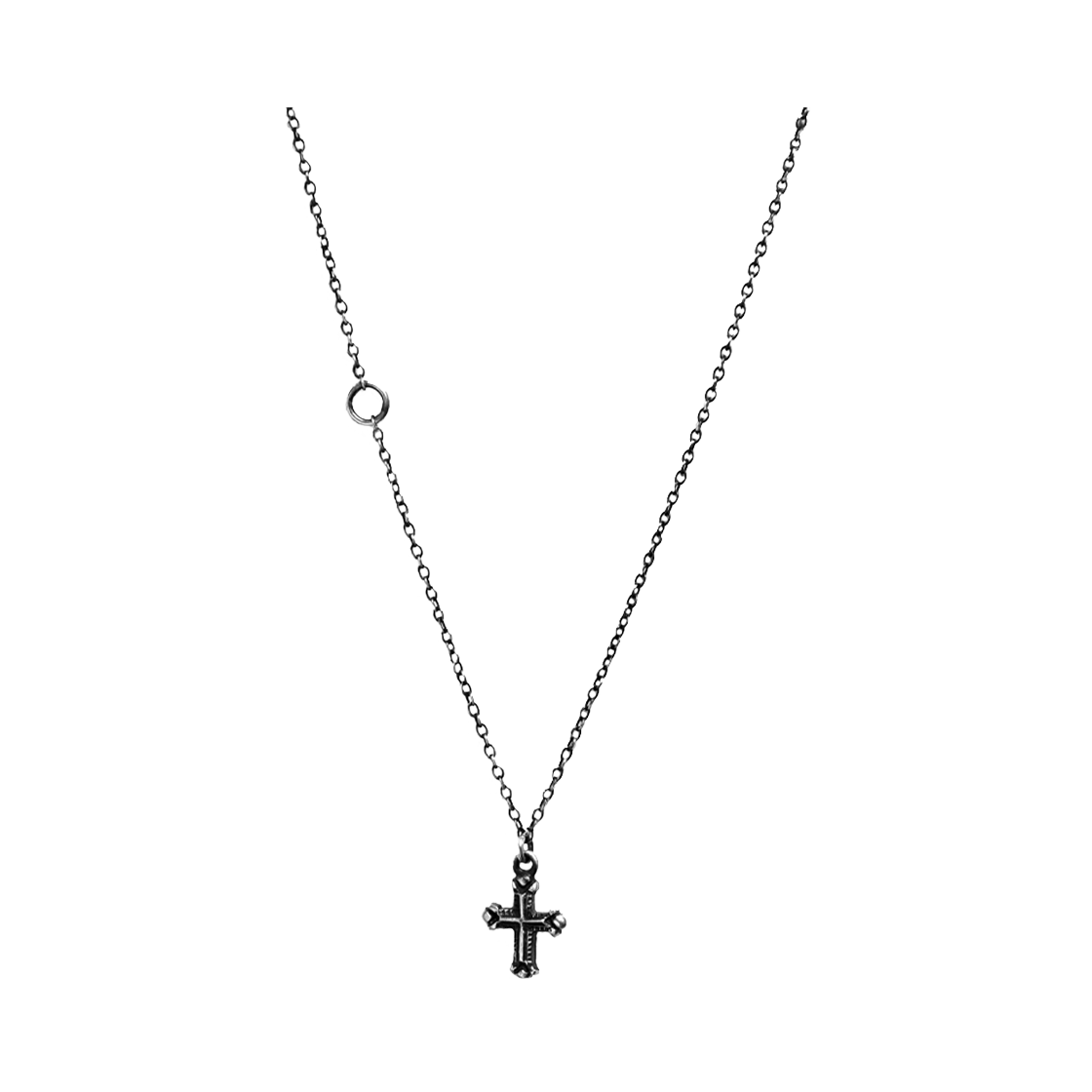 베르크슈타트 뮌헨 체인 미니 크로스 실버 - 25SS(Werkstatt:Munchen Chain Mini Cross Silver - 25SS)