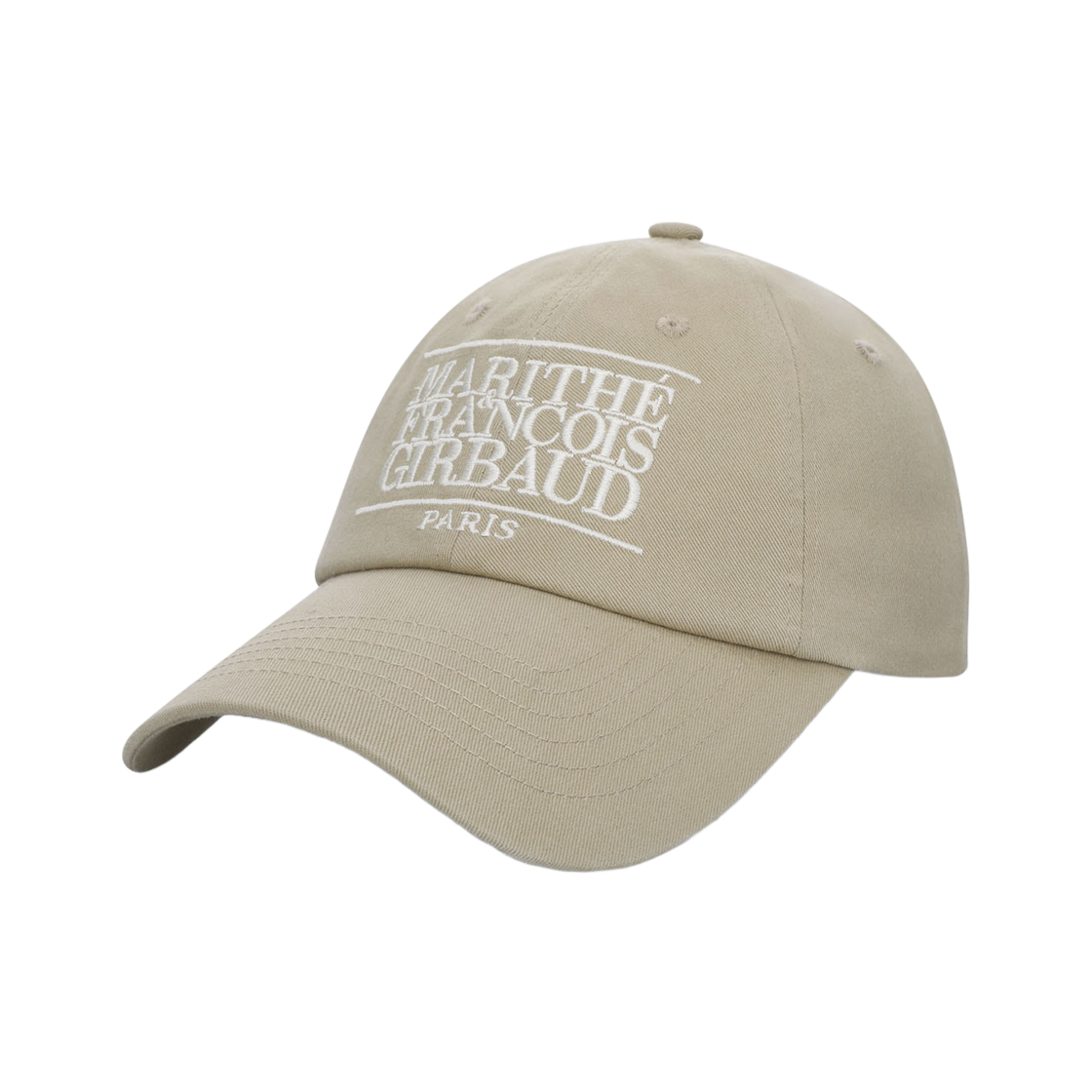 - Marithe Francois Girbaud Classic Logo Cap Beige