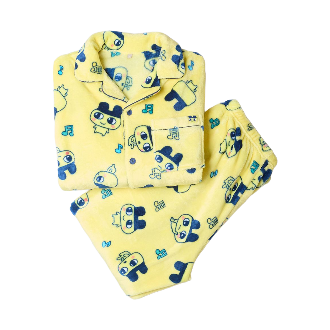 스파오 x 다마고치 수면 파자마 옐로우(Spao x Tamagotchi Sleep Pajama Yellow)