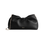 Dior Bow Lambskin Medium Bag Black