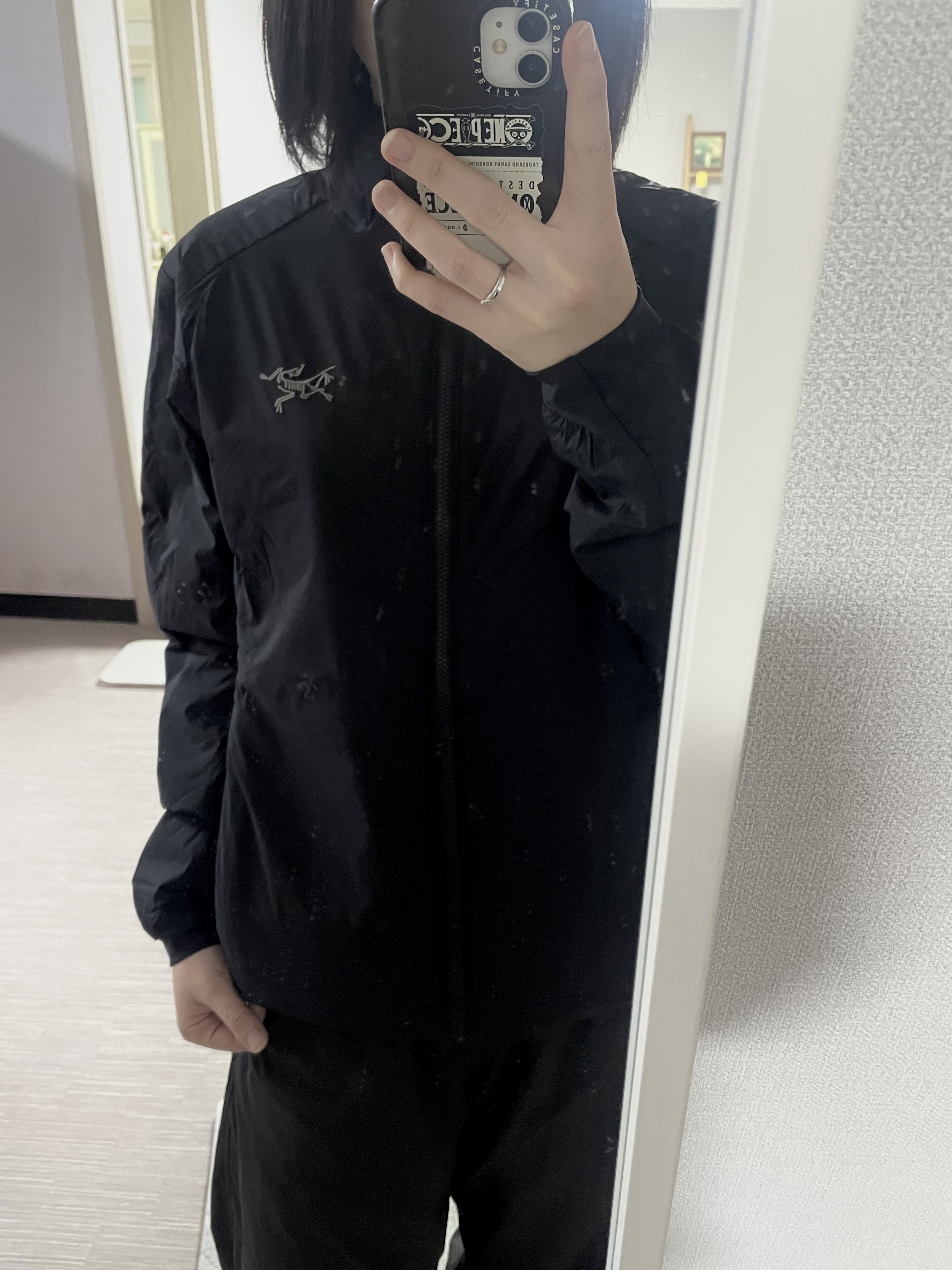 Arc'teryx Atom Jacket Black, Arc'teryx Atom Jacket Black 착용 스타일