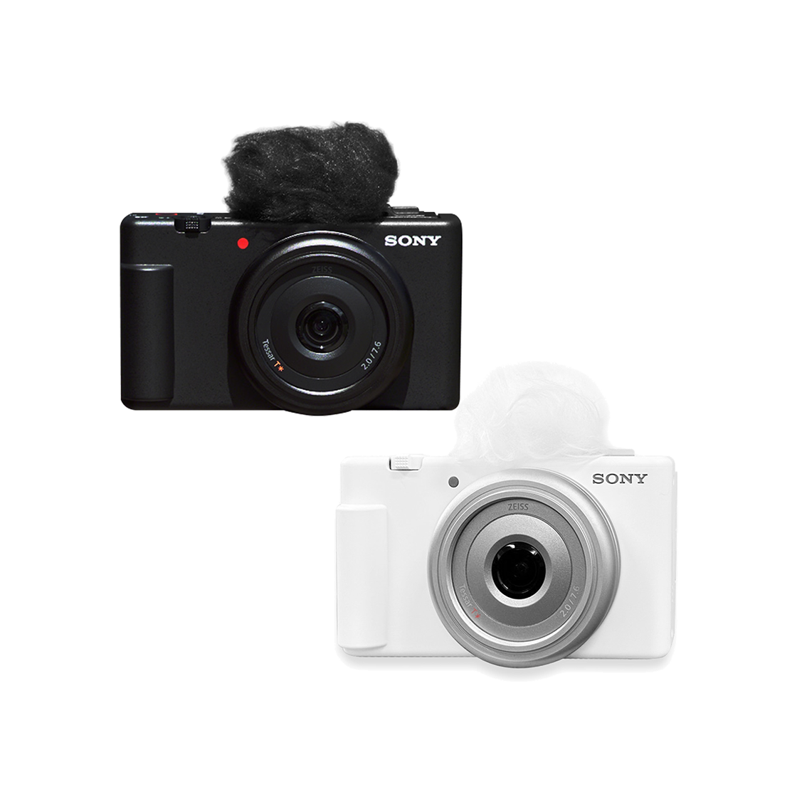 소니카메라 ZV-1F 블랙/화이트(Sony Camera ZV-1F Black/White)