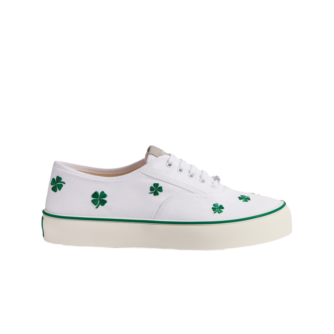 3SN348ACI-H000 Dior Saltwind Sneakers Cotton Embroidered with Dior Clover Motif White