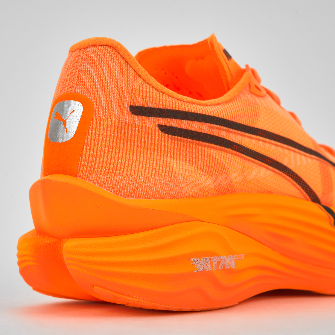 (W) 푸마 디비에이트 나이트로 엘리트 3 히트 파이어 블랙((W) Puma Deviate Nitro Elite 3 Heat Fire Black) - 8