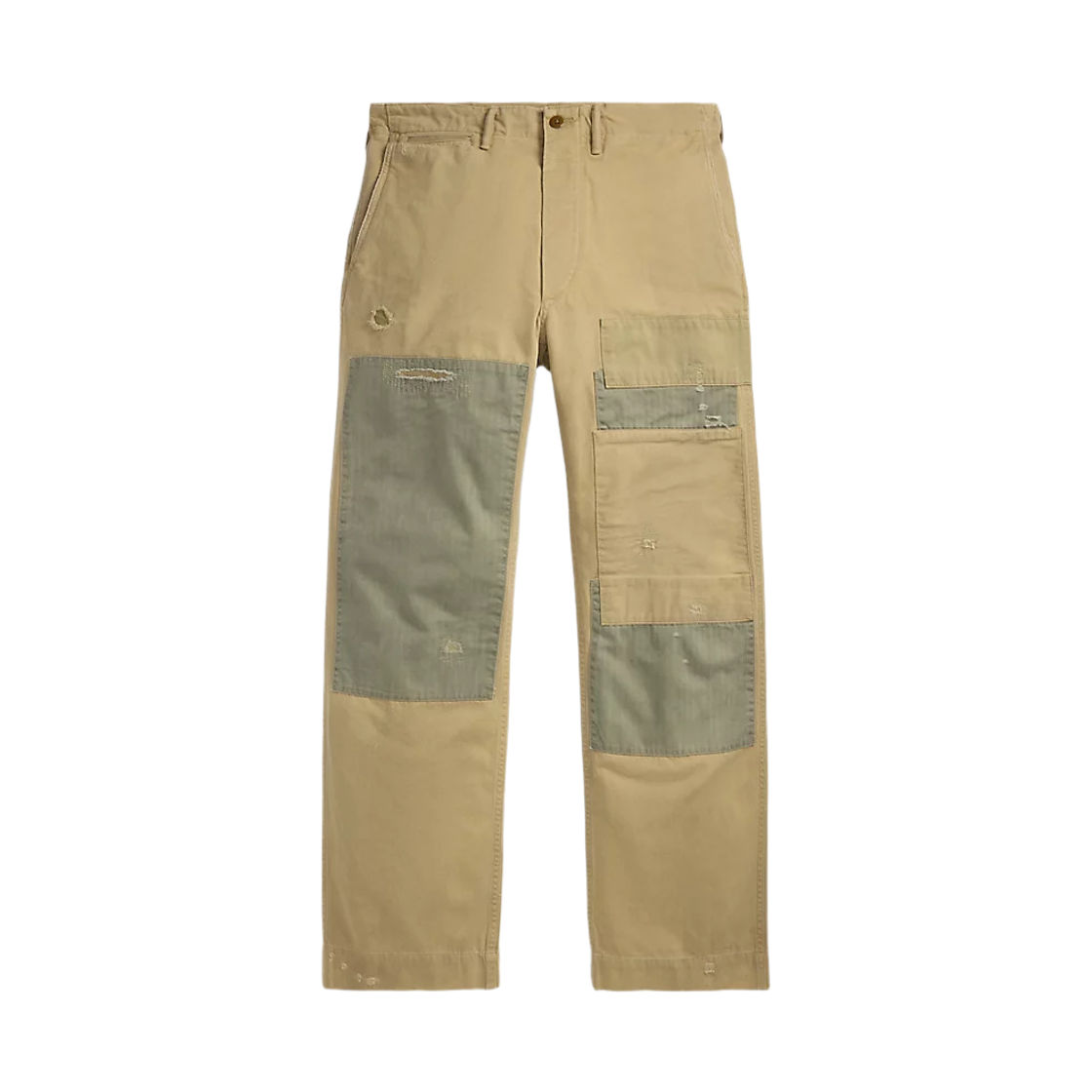 782972006001 Double RL Repaired Chino Field Pants New Military Khaki REP