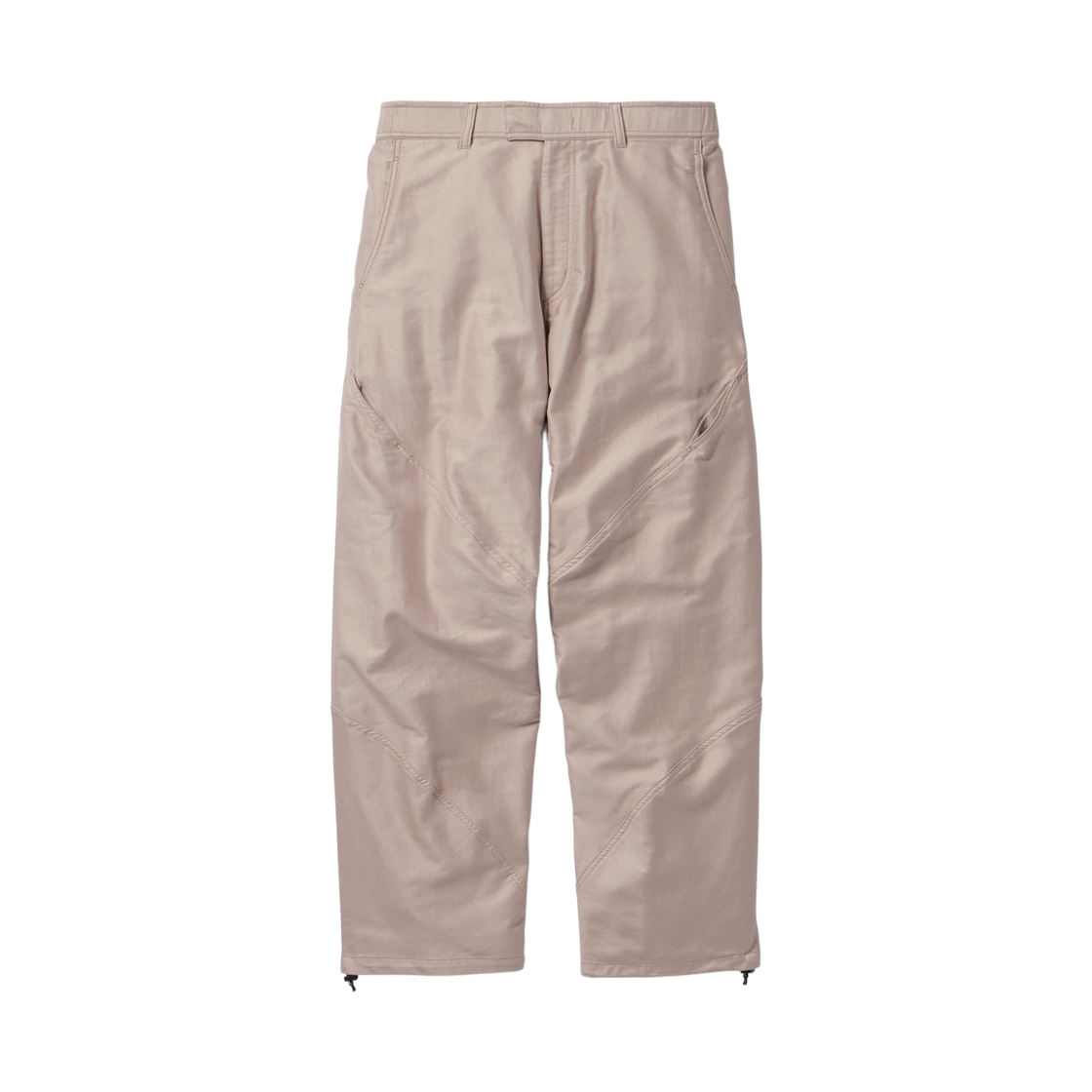 GZ75352 Goldwin Cotton Silk Blend Helicoid Wide Pants Grayish Beige