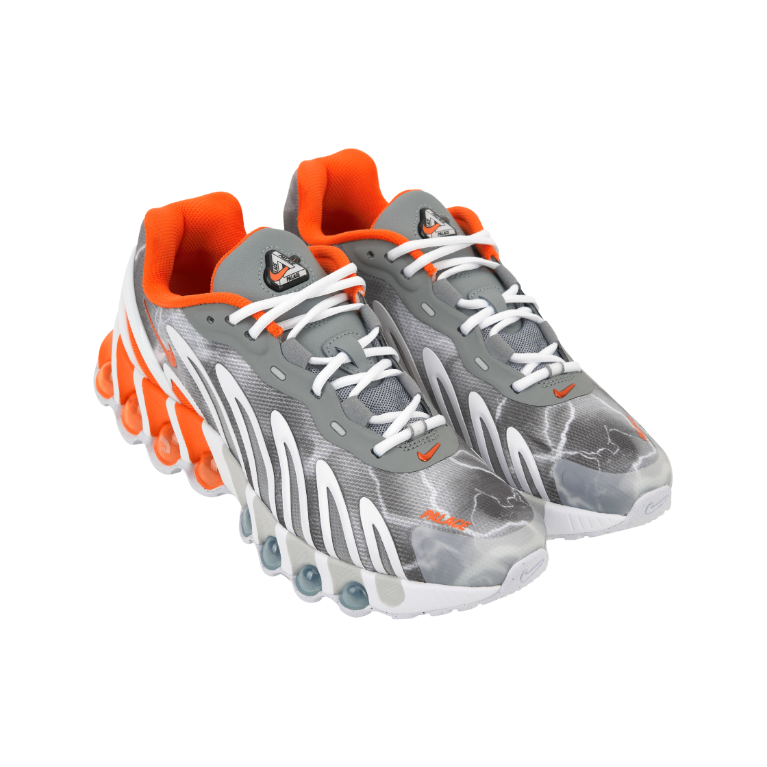 나이키 x 팔라스 에어 맥스 Dn8 더스티 그레이 세이프티 오렌지 파티클 그레이 화이트(Nike x Palace Air Max Dn8 Dusty Grey Safety Orange Particle Grey White) - 4