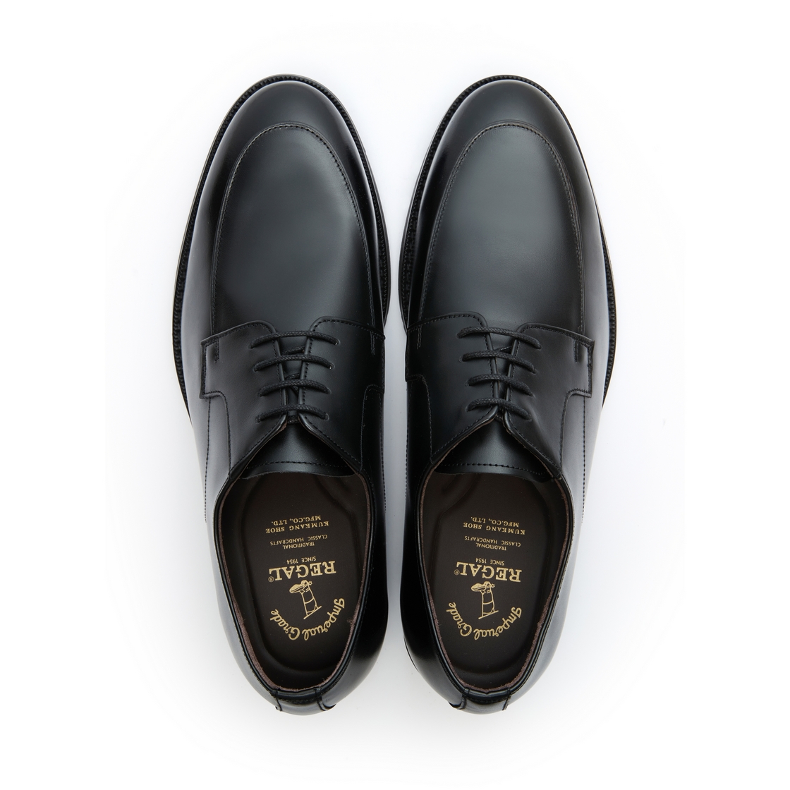 리갈 남성 U TIP 더비 블랙(REGAL Men’s U-Tip Derby Black) - 4