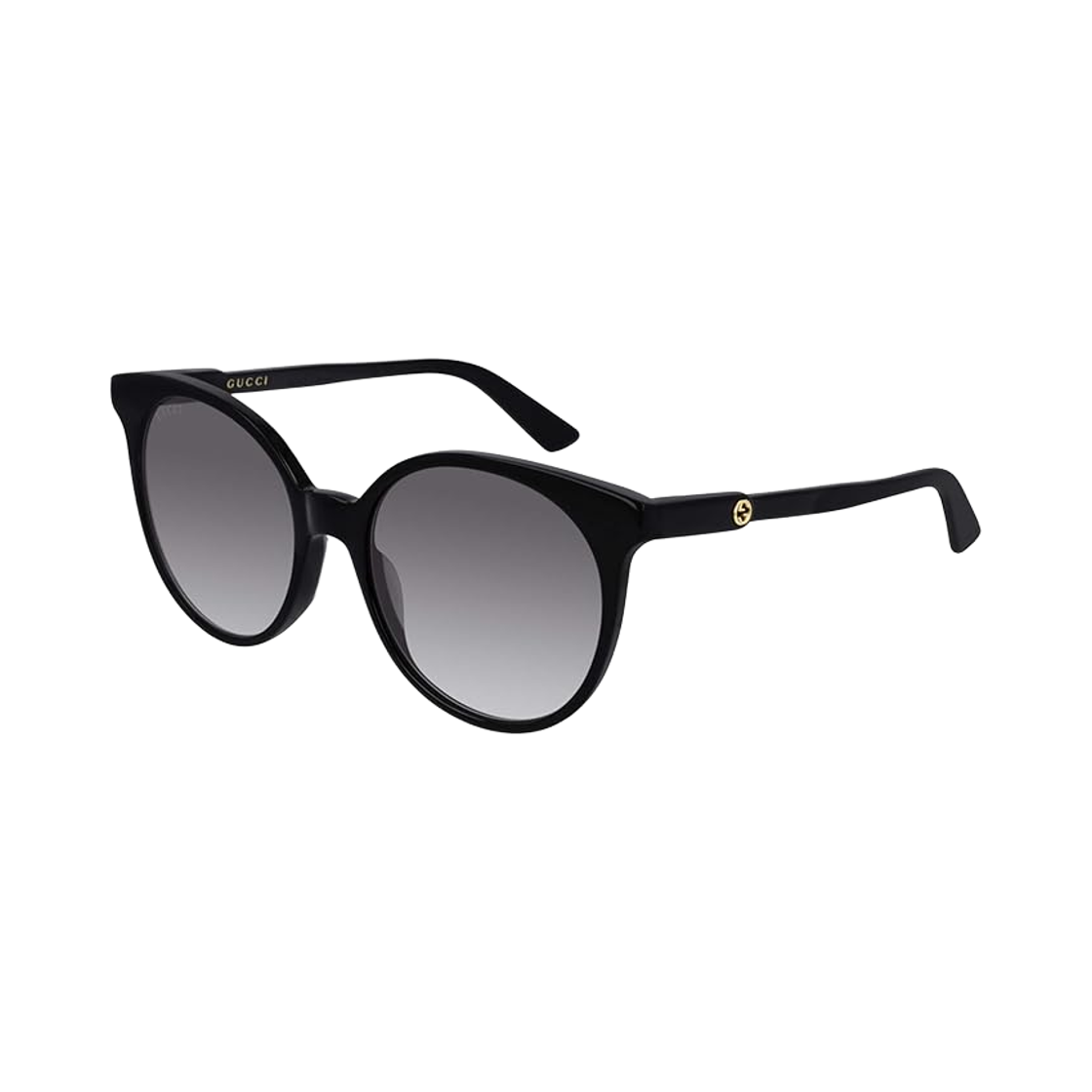(W) 구찌 라운드 선글라스 블랙((W) Gucci Round Sunglasses Black) - 2