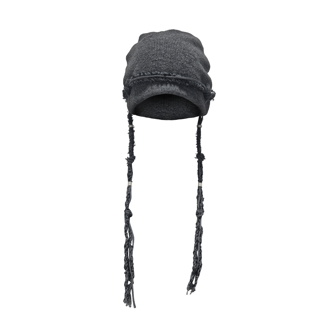 정도 니트 브레이드 비니. 차콜(JUNGDO Knit Braid Beanie . Charcoal)