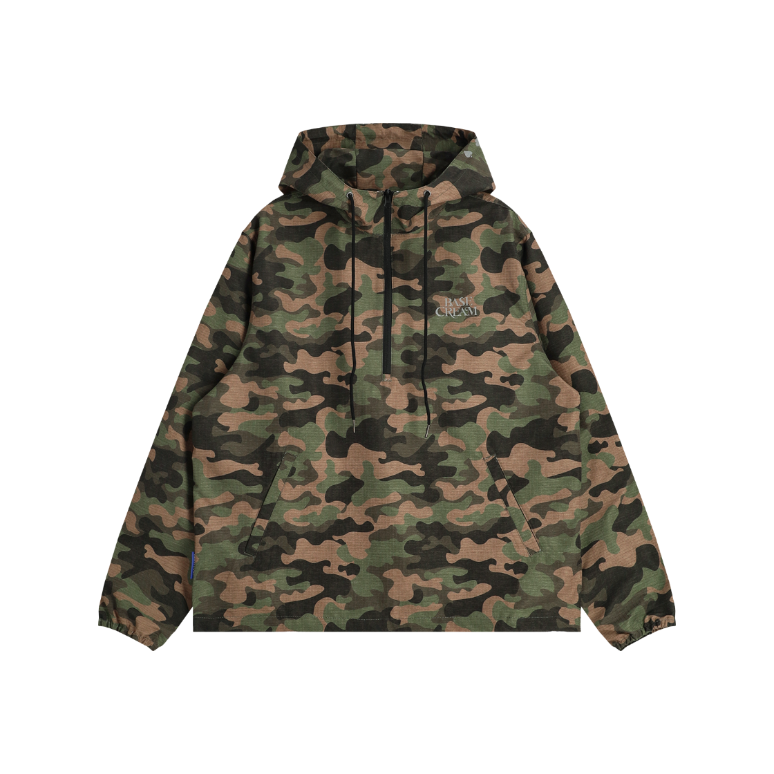 베이스크림x안티소셜소셜클럽 립스탑 아노락 카모(Basecream BCxASSC Ripstip Anorak Camo)