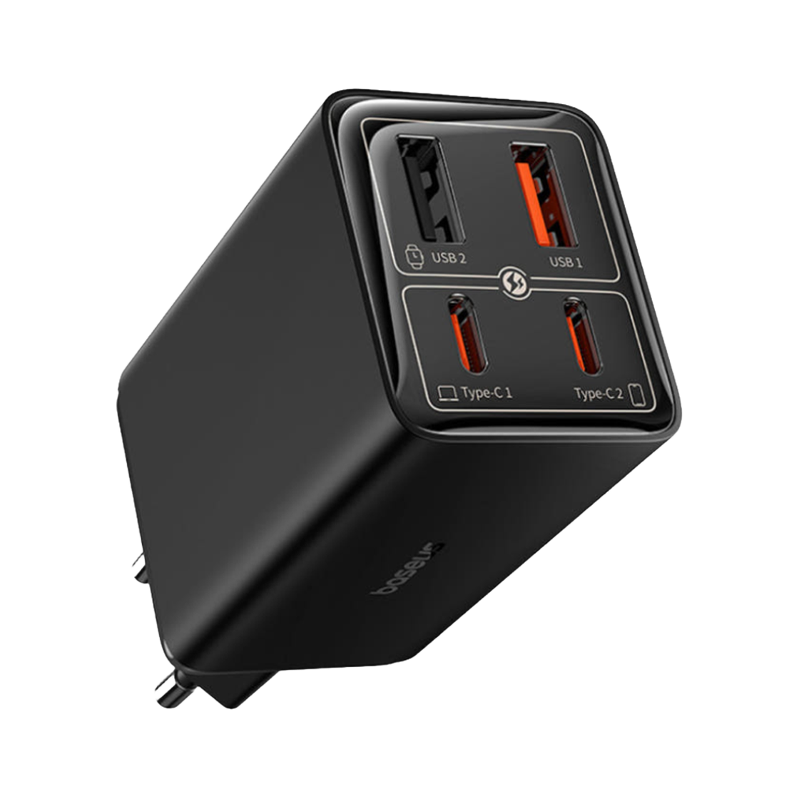 베이스어스 고속 충전기 4포트 멀티 휴대폰 USB 충전기 65W GaN6 Pro 2C+2U(BASEUS 65W GaN6 Pro 2C+2U)