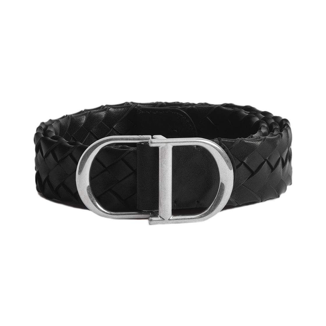 디올 35 mm CD 벨트 우븐 토뤼옹 레더 블랙(Dior 35 mm CD Belt Woven Taurillon Leather Black) - 1