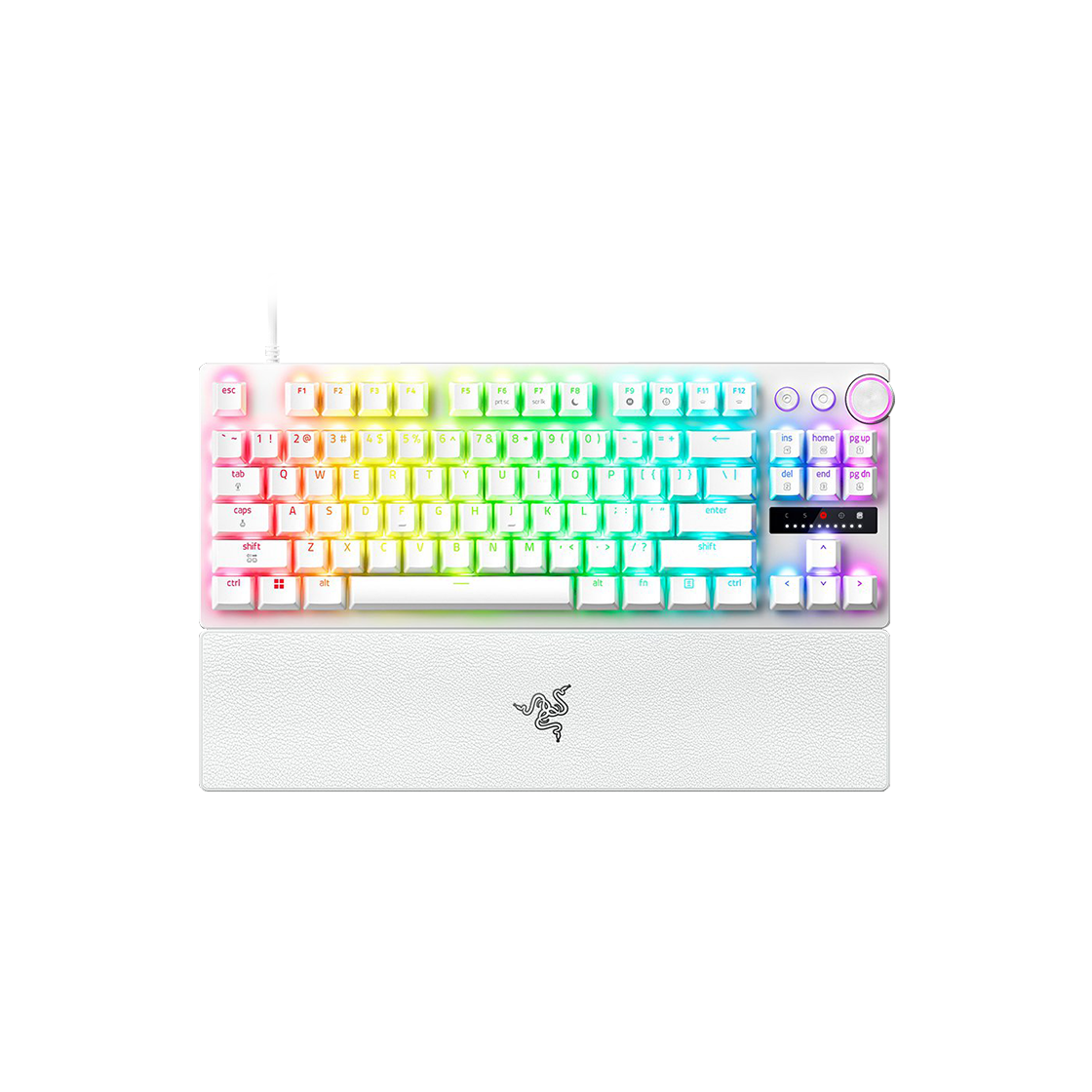 레이저코리아 헌츠맨 V3 Pro TKL 8K 화이트 영문(Razer Huntsman V3 Pro TKL 8K White Edition US)