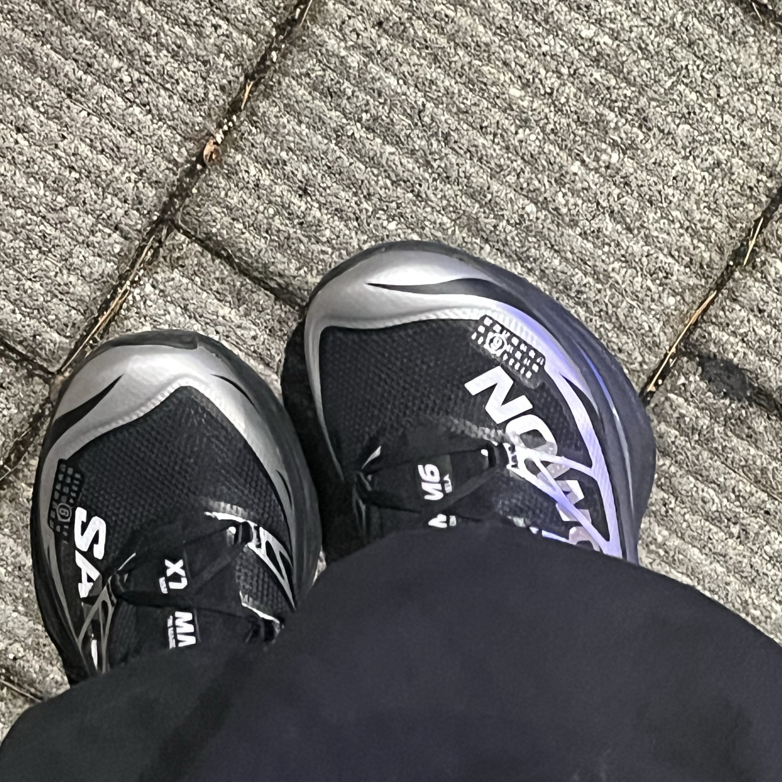 Salomon x MM6 Masion Margiela XT-MM6 Black Ftw Silver 착용 스타일