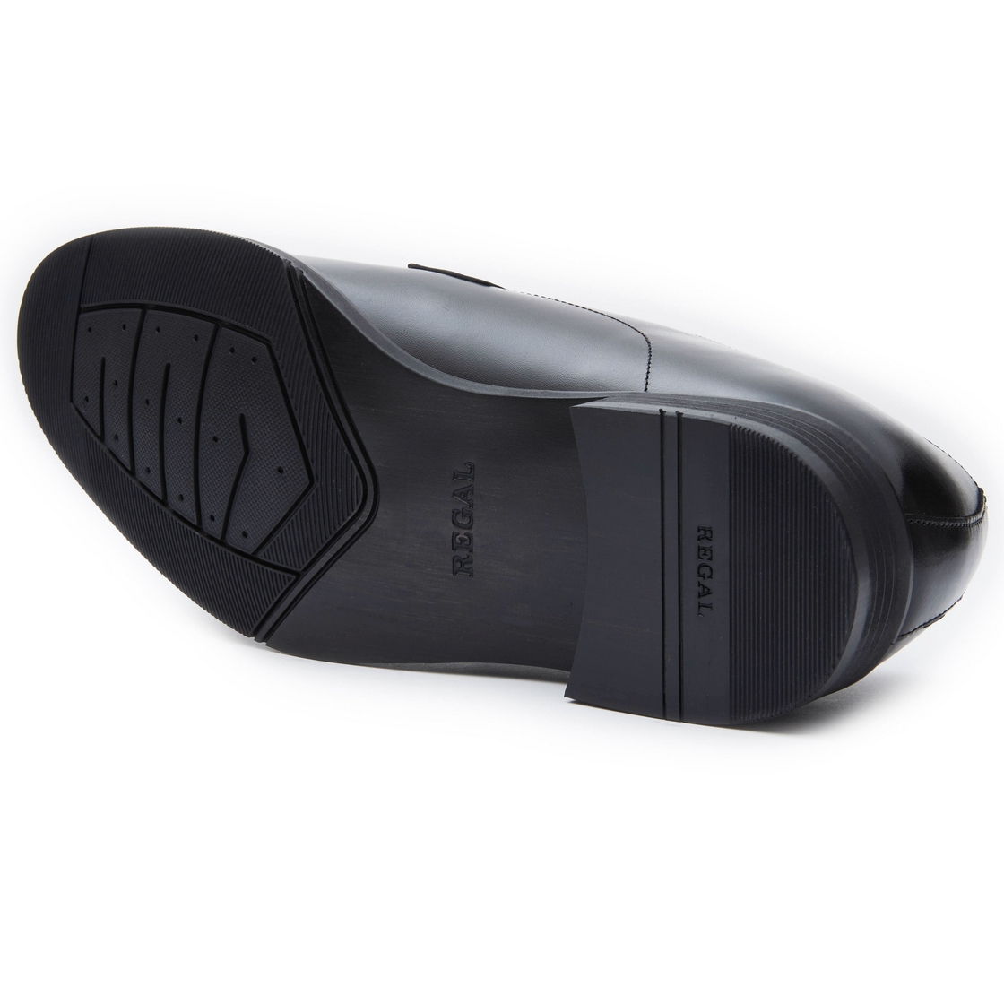 리갈 남성 U TIP 더비 블랙(REGAL Men’s U-Tip Derby Black) - 2