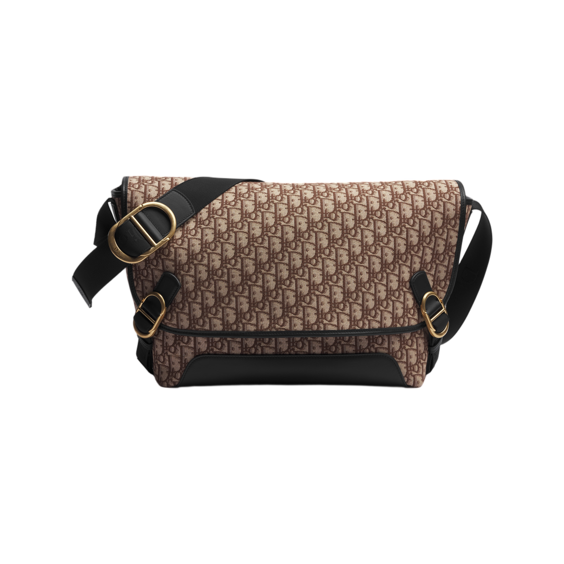 디올 라지 디올 젯 메신저 백 플랩 디올 오블리크 자카드 브라운(Dior Large Dior Jett Messenger Bag with Flap Dior Oblique Jacquard Brown) - 1