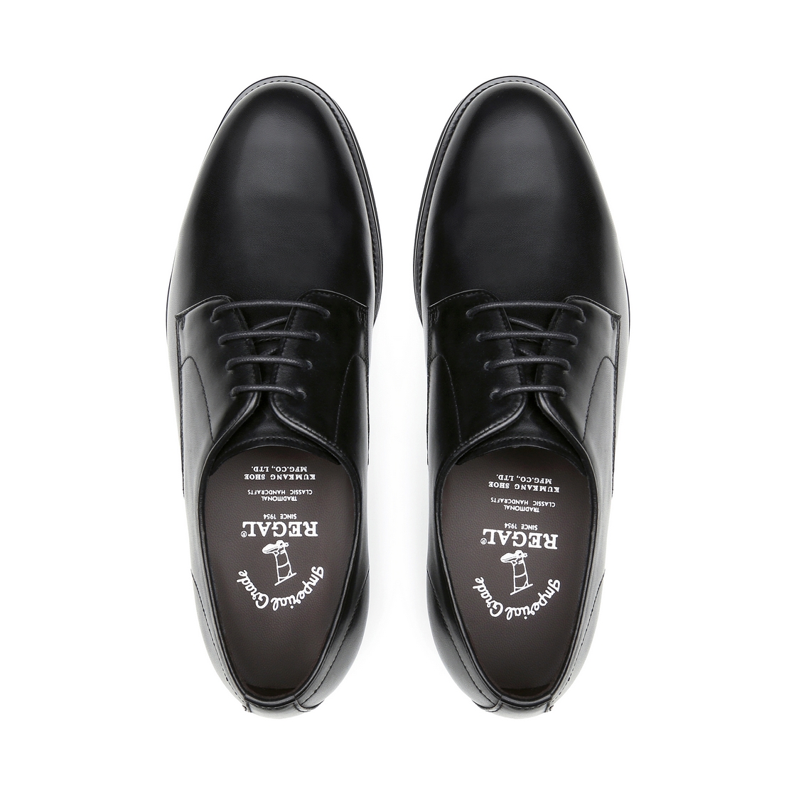 리갈 남성 소프트레더 플레인 더비 블랙(REGAL Men’s Soft Leather Plain Derby Black) - 4