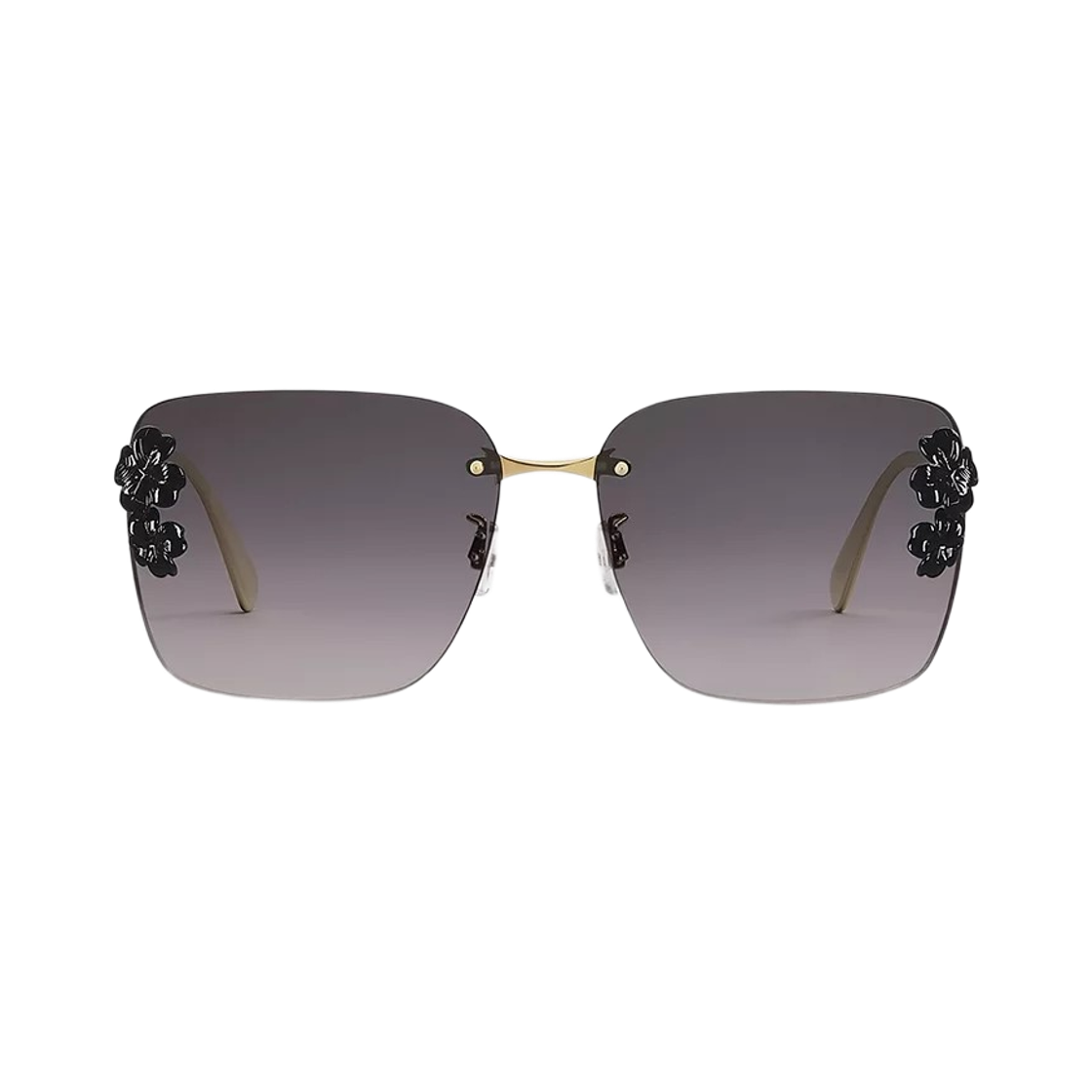 (W) 디올 클로버 S2U 스퀘어 선글라스 그라디언트 그레이((W) Dior Clover S2U Square Sunglasses Gradient Gray) - 1