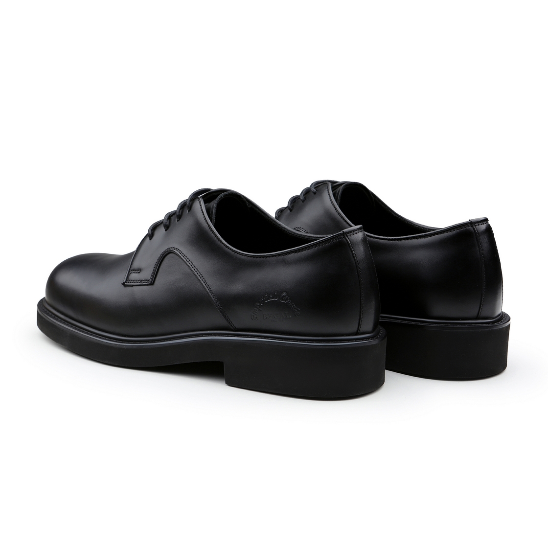 리갈 남성 스퀘어토 더비 슈즈 블랙(REGAL Men’s Square-Toe Derby Shoes Black) - 5