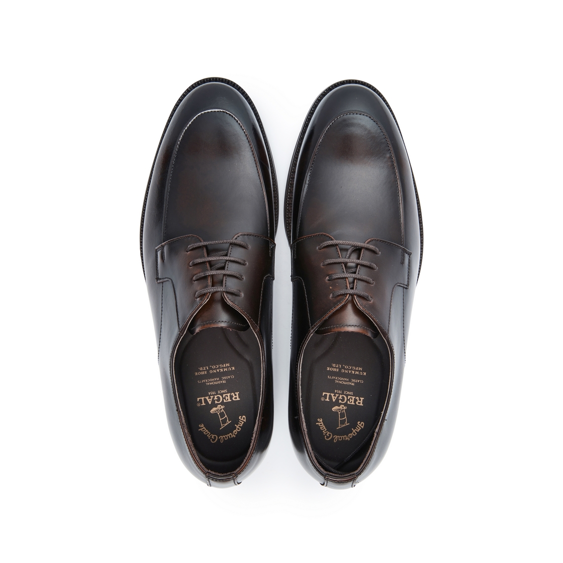 리갈 남성 U TIP 더비 브라운(REGAL Men’s U-Tip Derby Brown) - 4