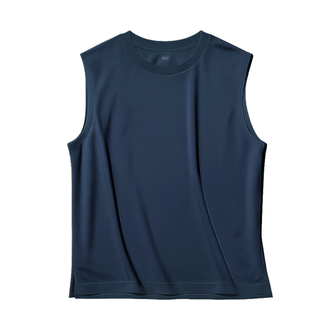 482760-68 / 475363-68 / 466776-68 Uniqlo Airism Cotton Sleeveless Blue