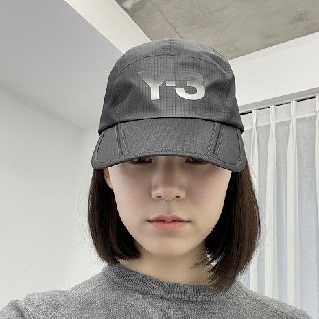 Y-3 Foldable Gore-Tex Running Cap Black 착용 스타일