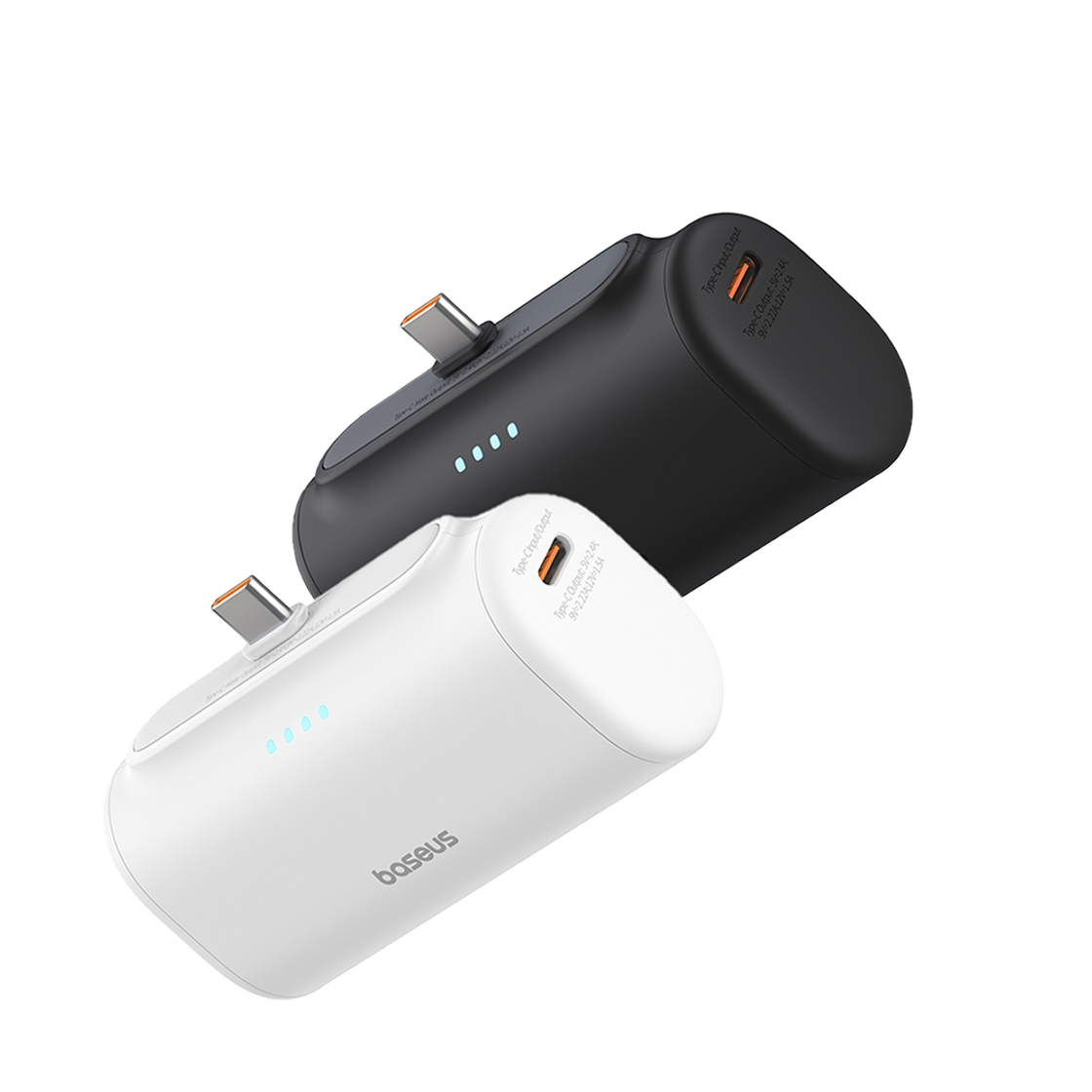 베이스어스 보조배터리 고속충전 C타입 일체형 도킹형 보조배터리 5000mAh 20W