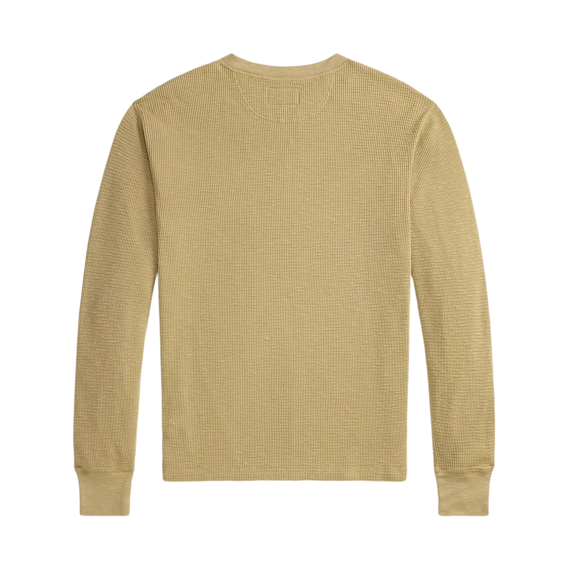 더블알엘 가먼트 다이드 와플 니트 헨리 셔츠 스프링 베이지(Double RL Garment Dyed Waffle Knit Henley Shirt Spring Beige) - 2