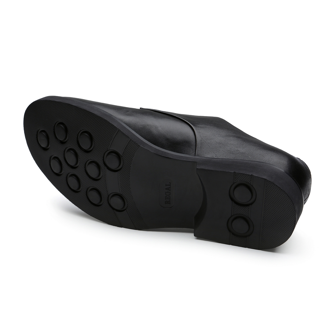 리갈 남성 말가죽 플레인 더비 블랙(REGAL Men’s Horsehide Plain-Toe Derby Shoes Black) - 2