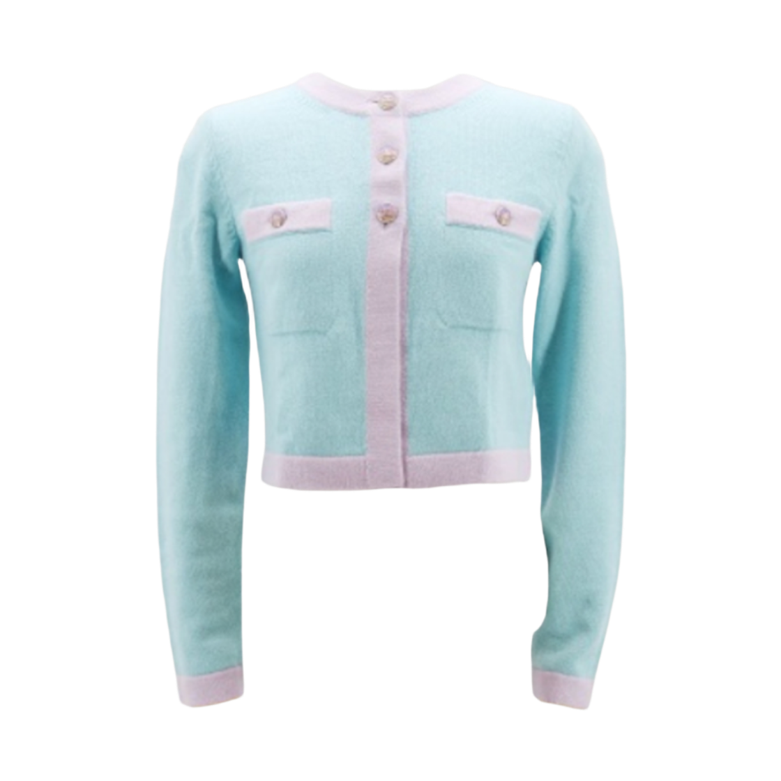 샤넬 24C 투톤 & 쓰리 버튼 가디건 P76462(Chanel 24C Two Tone & Three Button Cardigan P76462) - 1