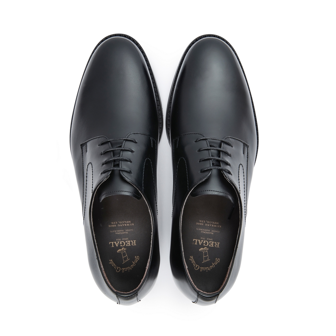 리갈 남성 플레인 더비 키높이 블랙(REGAL Men’s Plain Derby Elevator Shoes Black) - 4