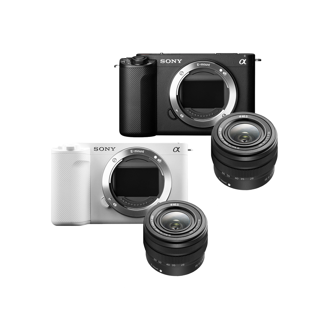 소니카메라 ZV-E1 + 28-60 번들 킷 블랙/화이트(Sony Camera ZV-E1 + 28-60 Lens Kit Black/White)