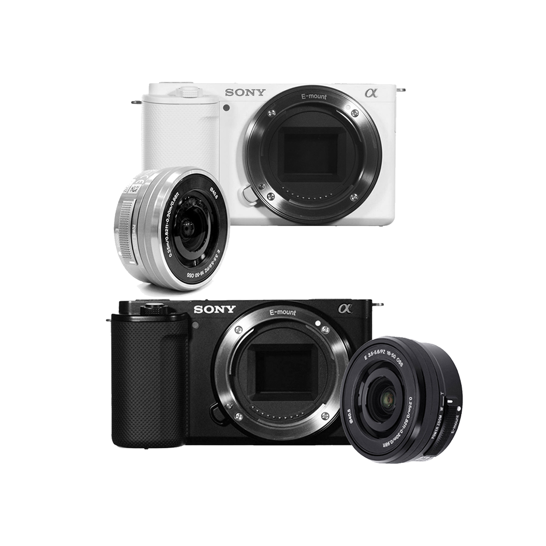 소니카메라 ZV-E10 + 16-50 번들 킷 블랙/화이트(Sony Camera ZV-E10 + 16-50 Lens Kit Black/White)