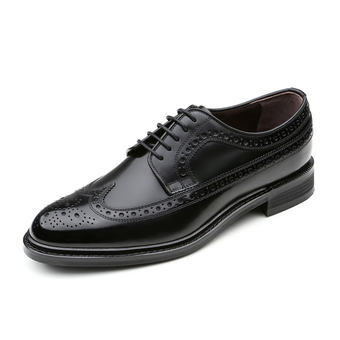 리갈 남성 클래식 윙팁 드레스 블랙(REGAL Men’s Classic Wingtip Dress Shoes Black) - 3