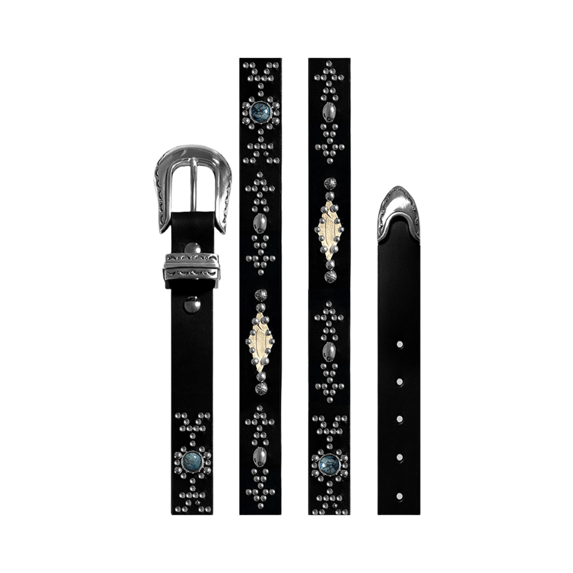 더트냅 블루 재스퍼 스톤 벨트(DIRT NAP Blue Jasper Stone Belt)