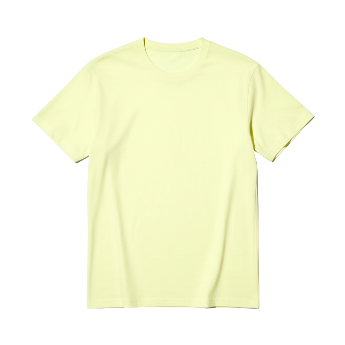 유니클로 드라이 컬러 크루넥 티셔츠 옐로우 - JP(Uniqlo Dry Color Crewneck T-Shirt Yellow - JP) - 1