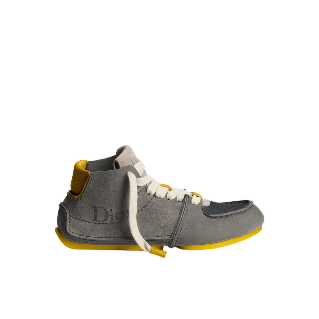 디올 로디 레이스업 부츠 누벅 스웨이드 그레이(Dior Roadie Lace Up Boot Nubuck with Suede Gray) - 1
