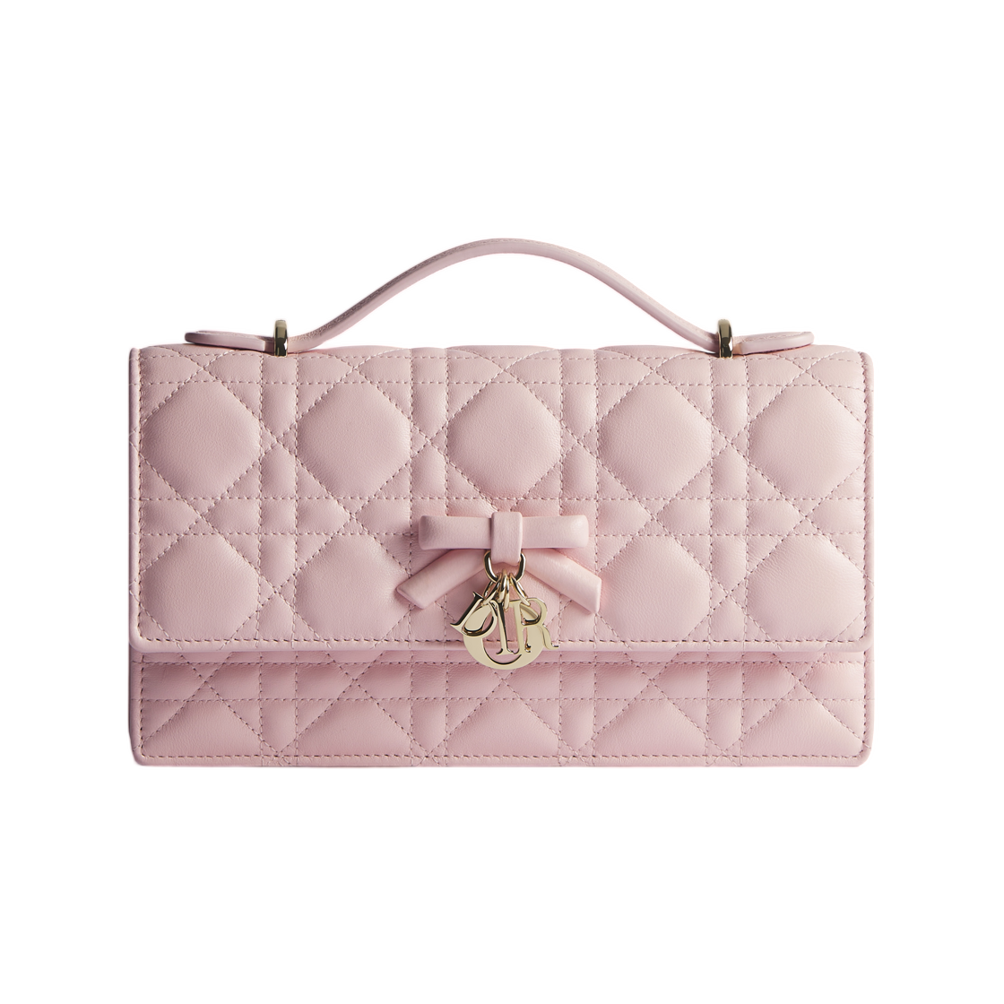 디올 마이 디올 미니 백 까나쥬 램스킨 로즈 수피르(Dior My Dior Mini Bag Cannage Lambskin Rose Soupir) - 1