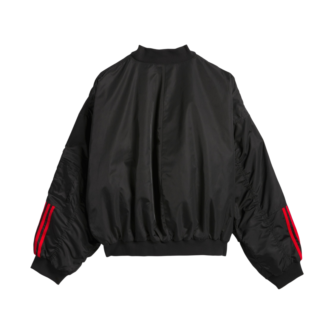 아디다스 x 윌리 차바리아 차바리아 새틴 봄버 자켓 블랙 - US 사이즈(Adidas x Willy Chavarria Chavarria Satin Bomber Jacket Black - US Sizing) - 2