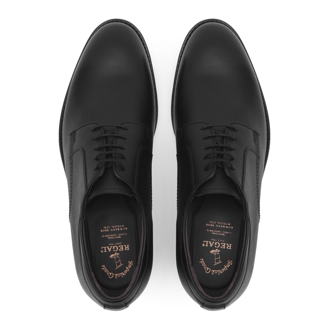 리갈 남성 플레인 더비 블랙(REGAL Men’s Plain-Toe Derby Shoes Black) - 4